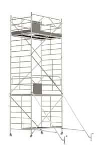 Alu-Fahrgerüst , Breite: 1,50 m, Länge: 2,50 m - Gerüsth.: 7,60 m