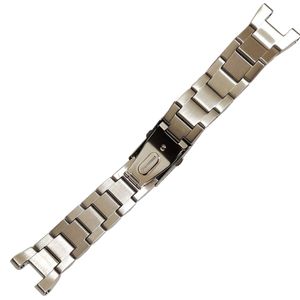 Náramek na hodinky, náramek z nerezové oceli pro příslušenství hodinek G-SHOCK GST-W300/400G/B100/S310 (stříbrný)
