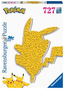 RAVENSBURGER Formenpuzzle Pokémon Pikachu 727 Teile
