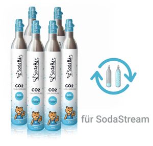 CO2-Zylinder Tausch-Box für SodaStream 6 x 425g (60 l)