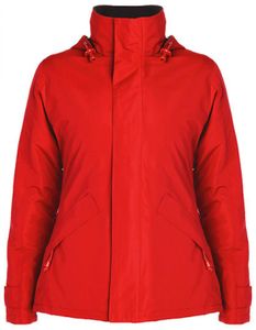Damen Europa Jacket, Außenseite: 100% Polyester, Wasserdicht - Farbe: Red 60 - Größe: XXL