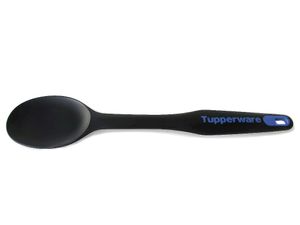 TUPPERWARE Griffbereit Kochlöffel schwarz-blau D174 Rührlöffel Löffel CL 2045  + SPÜLTUCH