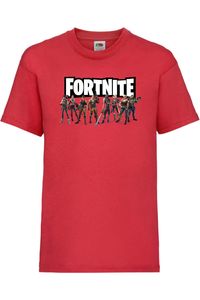Players Kinder T-shirt Fortnite Battle Royal Epic Gamer Gift, 12-13 Jahr - 152 / Rot