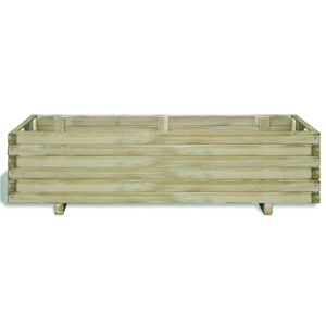 vidaXL Hochbeet 120x40x30 cm Holz Rechteckig