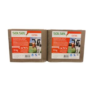 Solsel Extra 2x10kg Mineralstein Salzleckstein Leckstein