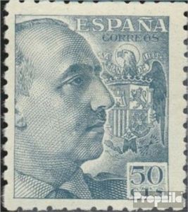 Briefmarken Spanien 1939 Mi 849A postfrisch Franco