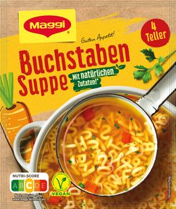 Maggi Guten Appetit  Buchstabensuppe