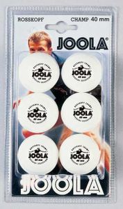 Míčky na stolní tenis JOOLA Rossi Champ 6 bílé - 44300