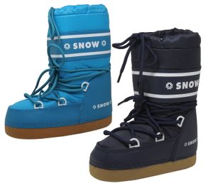 Jungen Mädchen Winterstiefel Winter Schuhe Stiefel Schneeschuhe Snowboots Boots, Farbe:Türkis, Schuhgröße:EUR 27/29