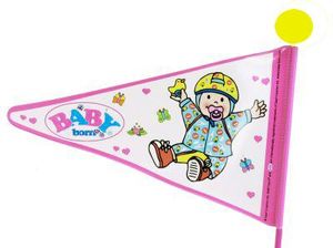 Sicherheitswimpel, Fahrradwimpel, Wimpel "Baby Born" (114153)