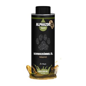 Premium Schwarzkümmelöl für Hunde I Echter Schwarzkümmel kaltgepresst: 250ml