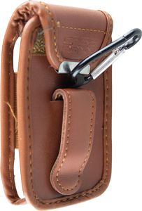 Ledertasche m. Gürtelclip Freestyle Libre 3 braun
