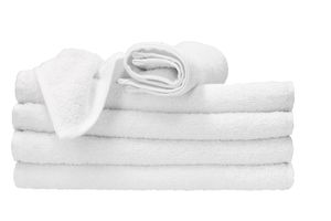 Tuva Home SET 5ks ručníků 30x50cm Bavlněné ručníky na obličej, ručník Malý hotelový ručník 30x50cm x 5ks Bílý ručník 500gsm Omyvatelný 90°C 100% bavlněný odličovací ručník