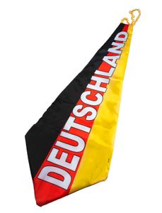 Krawatte XXL "Deutschland" & "Tor" (Nationalfarben), 2-seitig bedruckt