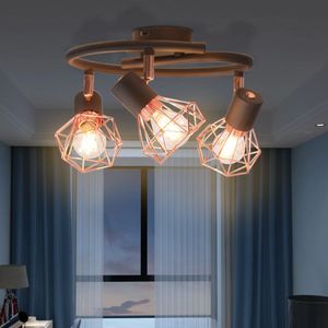 vidaXL Deckenstrahler mit 3 LED-Glühlampen 12 W