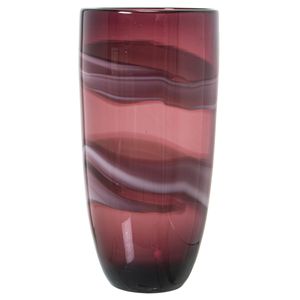 Vase Alexandra House Living Rot Kristall 18 x 17 x 34 cm