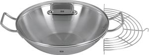 Wok z nehrdzavejúcej ocele ZWILLING Ø32cm