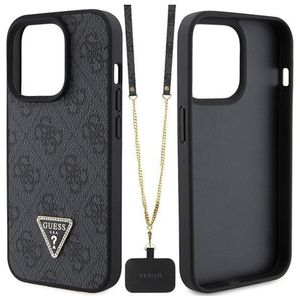 Guess Crossbody 4G Metal Logo Case für Apple iPhone 15 - black