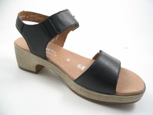 Remonte Damen-Sandalette mit Absatz Schwarz, Farbe:schwarz, EU Größe:42