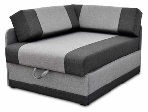 Sofa VAXER mit Schlaffunktion, Amerikanischer ausklappbarer Sessel, Bequemes Ecksofa für Kinder (Gray)