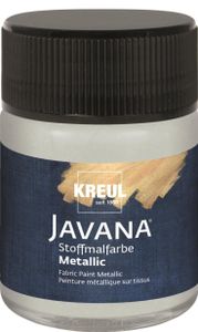 Kreul Javana Stoffmalfarbe Metallic metallic silber 50 ml
