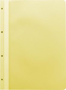 Ablage-Schnellhefter / Archiv-Hefter mit Lochung zum Abheften / Farbe: gelb