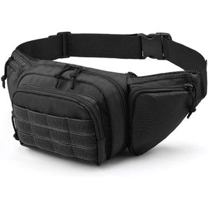 INF Tactical Outdoor Gürteltasche 800D Oxford-Nylon Schwarz