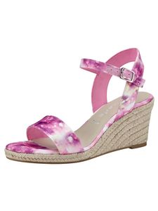 Tamaris Damen Keil Sandaletten Pink