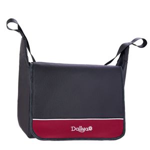 Daliya® Wickeltasche Mamabag Tasche Organizer für  Bambimo Kinderwagen oder Universal (Bordeaux Rot, Schwarz)