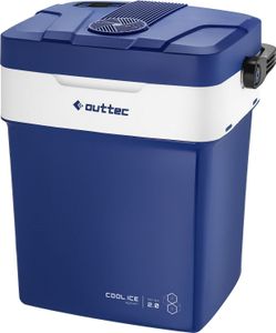 Outtec® Mini chladnička - objem 32 l - malá chladnička na nápoje, minibar, prenosný chladiaci box na kempovanie, do kancelárie, na záhradu, na piknik, do prírody
