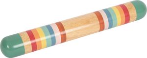 small foot Regenmacher "Safari" aus Holz, Rhythmusinstrument und Rassel für Kinder ab 12 Monaten, Sinnesspielzeug, 12319