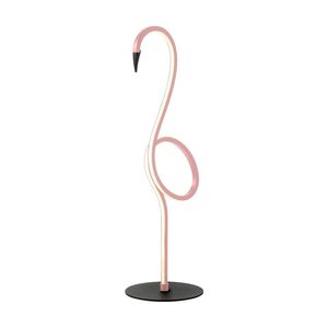 LED Tischleuchte 1x6W LED 3000K Aluminum pink H:50cm Ø:15cm mit Schalter