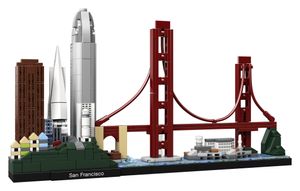 LEGO 21043 Architecture San Francisco Modellbausatz für Erwachsene und Teenager, tolles Geschenk, Skyline-Kollektion mit Golden Gate Bridge