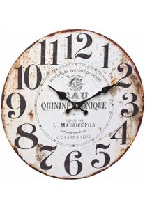 TFA - Analoge Wanduhr VINTAGE  60.3045 - Quinine tonique Kensington Coffee Cupcakes La lavande