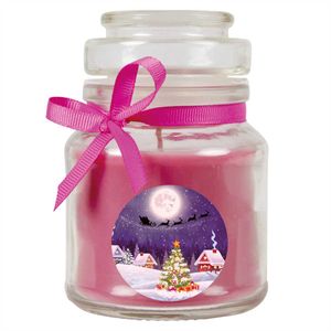 HS Candle "Weihnachten" Duftkerze im Bonbonglas - viele Motive zur Auswahl, Ideale Weihnachtsdeko zur Adventszeit