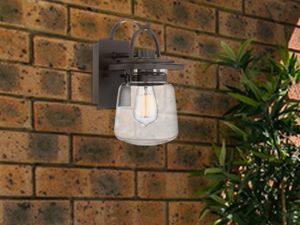 Außenlampen für Außenbeleuchtung Hauswand, Industrial Balkonbeleuchtung modern