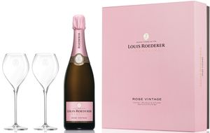 Champagne Louis Roederer Roederer Rosé Genuss zu zweit Geschenkpackung Champagne 2015 Champagner ( 1 x 0.75 L )