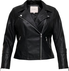 Kunstlederjacke für Damen in schwarz