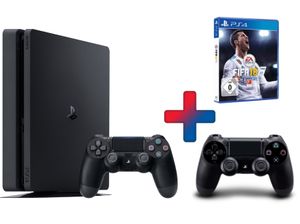 SONY PlayStation 4 Slim + FIFA 18 + Dualshock 4 Wireless Controller