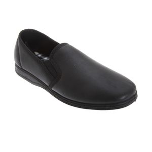 Pánske kožené papuče Sleepers Hadley DF830 (44 EUR) (Black)