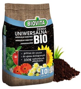 Univerzální zemina pro rostliny květiny BIO přírodní 10L