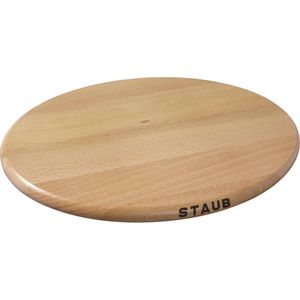 Staub Untersetzer Holz Oval 29 cm