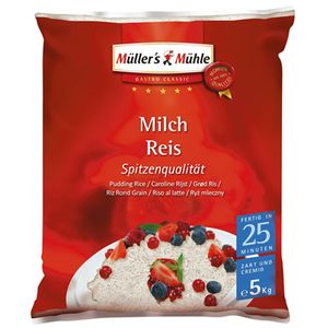 Müllers Mühle Milchreis Rundkorn - 5,00 kg