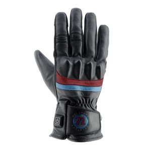 Helstons Bora Beheizbare Motorrad Handschuhe (Black/Red/Blue,9)