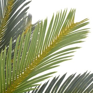 vidaXL Umělá rostlina Cycas Palm s květináčem Zelená 90 cm