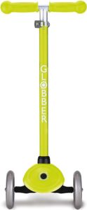Globber Scooter Primo S7, Neongrün mit Leuchtrollen