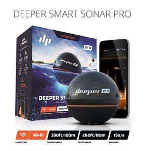 Deeper Smart Sonar Pro Wifi Echolot Fishfinder zum Auswerfen