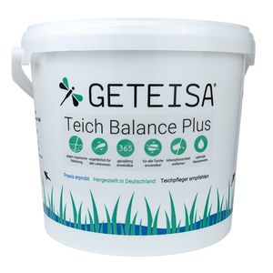 Geteisa Teichbalance Plus 2,5 kg Fadenalgenvernichter - Fadenalgenfrei + zusätzlicher Schlammabbau - Fadenalgen vernichter für Koiteich, Schwimmteich, Gartenteich