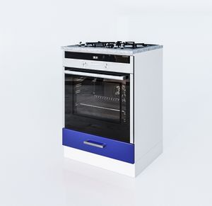 Backofenschrank Küchenschrank 60 cm Lux (3010) Blau