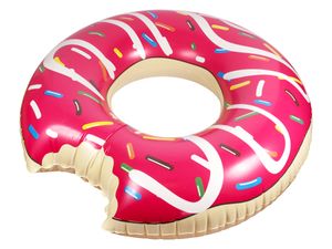 119 cm Mega Donut Schwimmring pink für Kinder Strand Baden Urlaub Pool 
